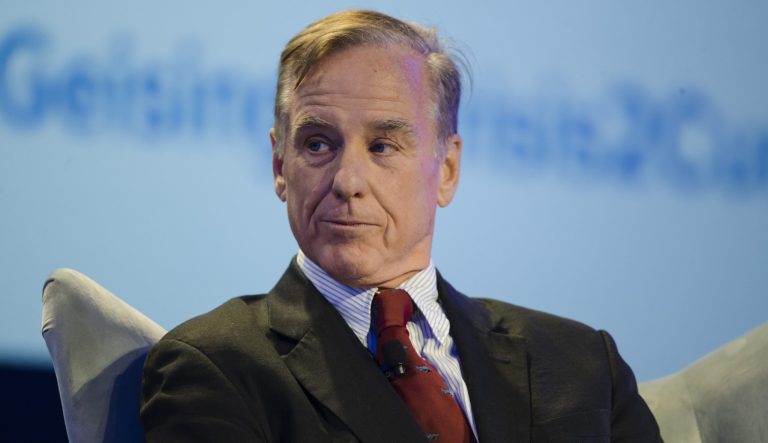 Howard Dean speaks at the Geisinger's National Healthcare Symposium in Danville, Pa., Thursday, Nov. 9, 2017. 