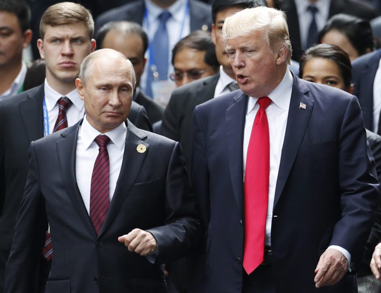 President Trump in hot water with Republicans for cozying up to Russian strongman Vladimir Putin