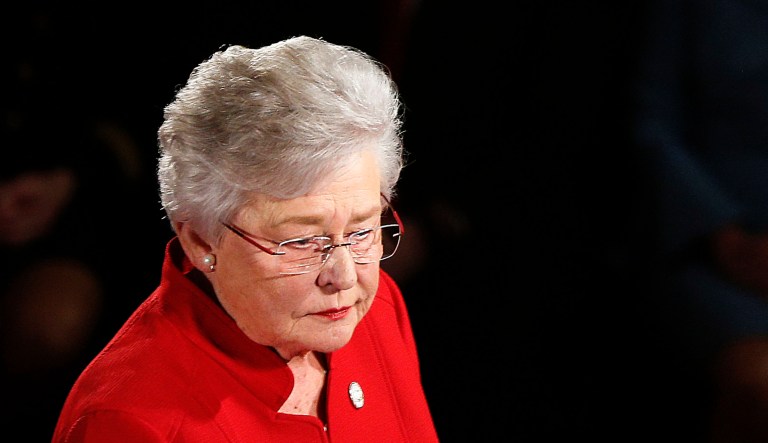 Alabama Gov. Kay Ivey delivers the annual State of the State address at the Capitol in Montgomery, Alabama.