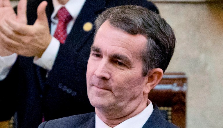 Virginia Gov. Ralph Northam appears at an event.