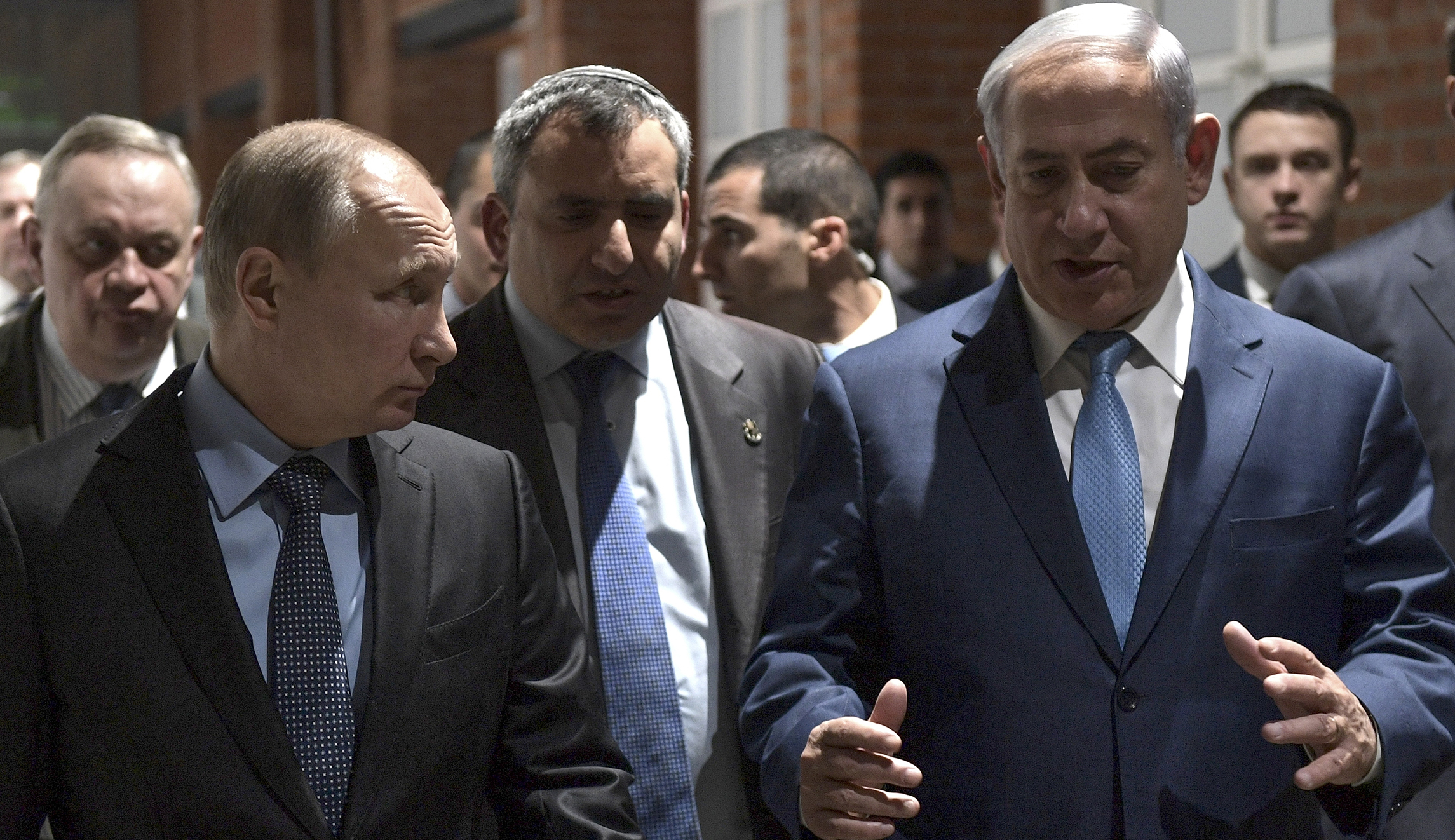 Benjamin Netanyahu tells Vladimir Putin: ‘Iran has to withdraw from all of Syria’