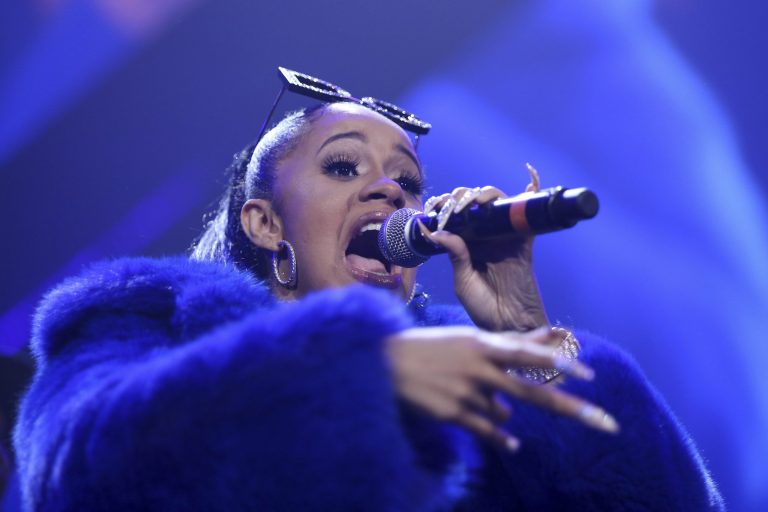 Cardi B performs at The Player's Ball at The Armory on Feb. 4, 2018 in Minneapolis. 