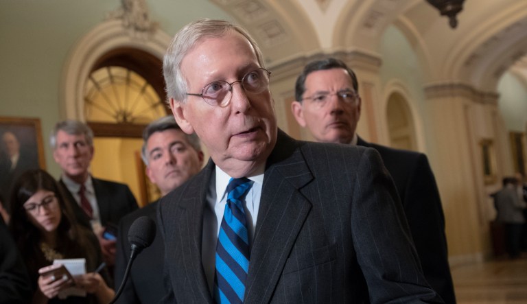 Senate Majority Leader Mitch McConnell, R-Ky.