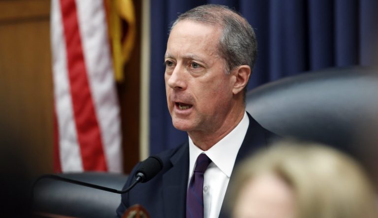 House Armed Services Committee Chairman Mac Thornberry, R-Texas, speaks during a hearing on the FY2019 budget, on Capitol Hill, Thursday, April 12, 2018 in Washington. 