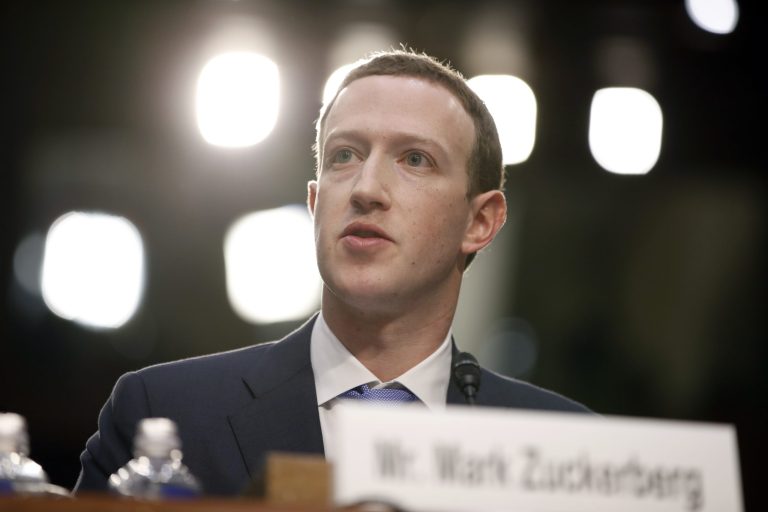 Facebook CEO Mark Zuckerberg testifies before a hearing in Washington, D.C.