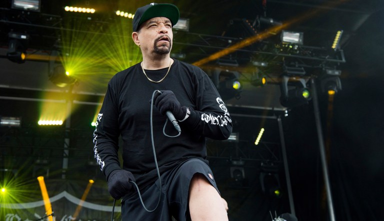 Ice-T of Body Count performs at the Rock On The Range Music Festival at Mapfre Stadium on Friday, May 18, 2018, in Columbus, Ohio.