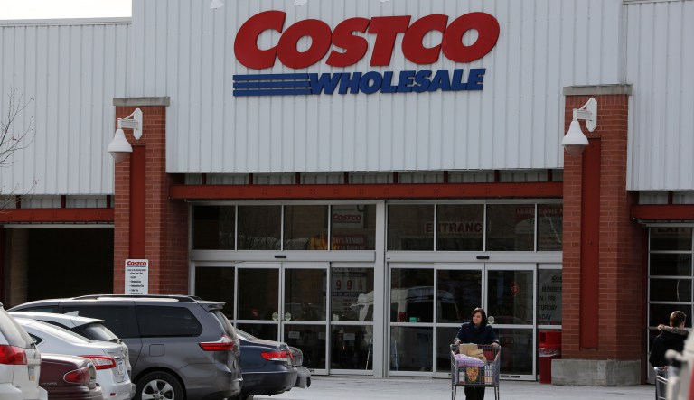 FILE- This Jan. 31, 2018, file photo shows a Costco in Homestead, Pa. Costco Wholesale Corp. reports earnings on Thursday, May 31. 