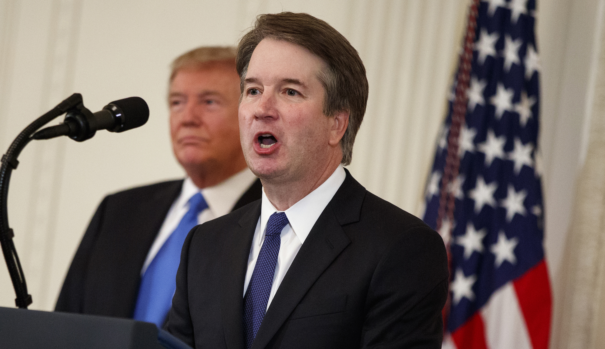 Kavanaugh declines to say whether he would recuse himself from cases involving Trump