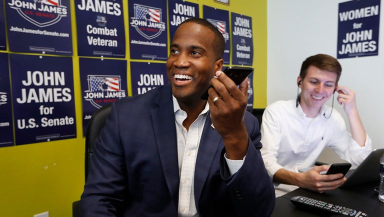 Trump-endorsed John James wins GOP nod for Senate in Michigan