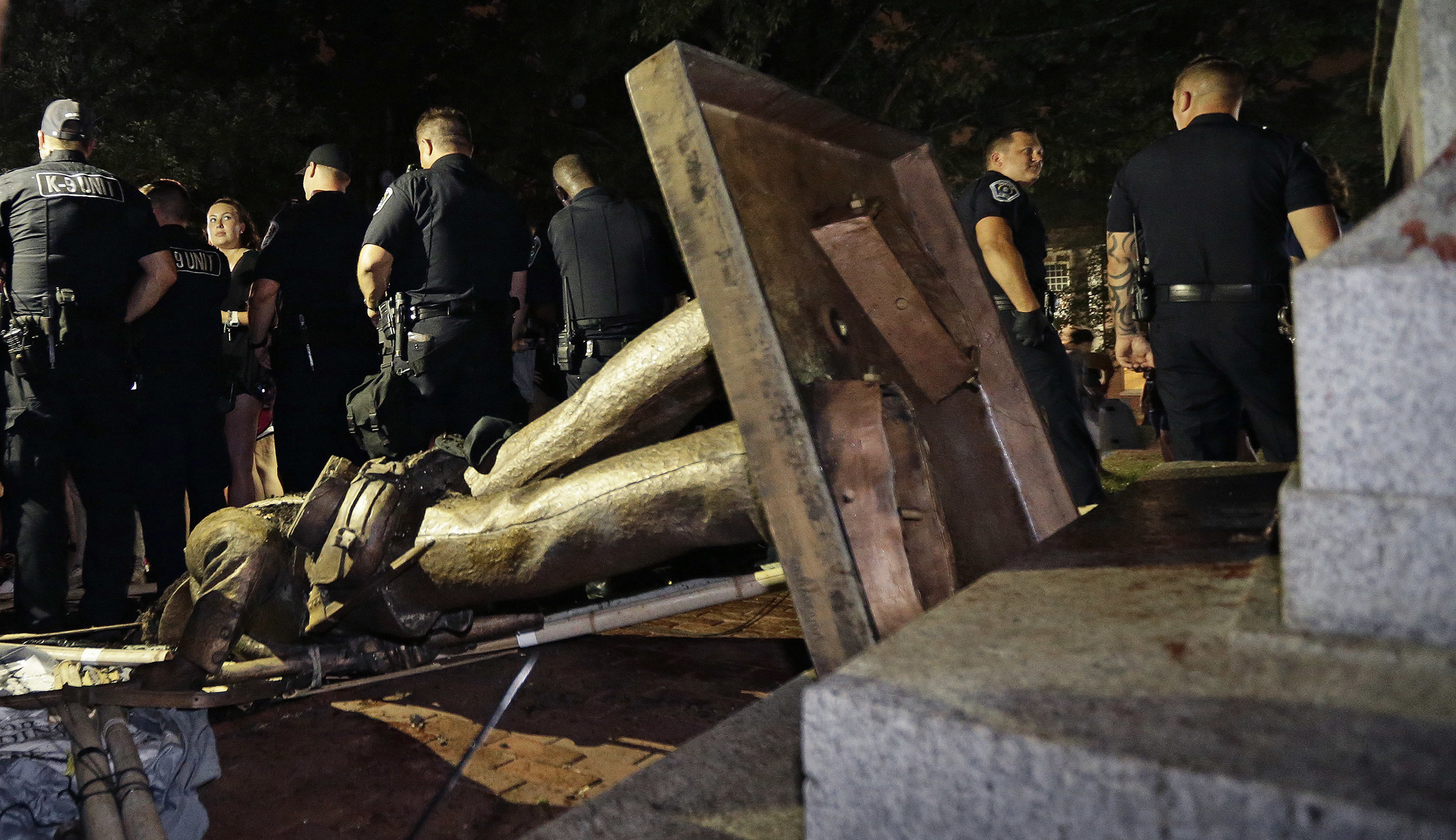 UNC moves to relocate toppled Confederate statue to safe space