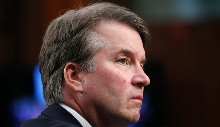 President Trump's Supreme Court nominee, Brett Kavanaugh, testifies before the Senate Judiciary Committee on Capitol Hill in Washington, Sept. 6, 2018.