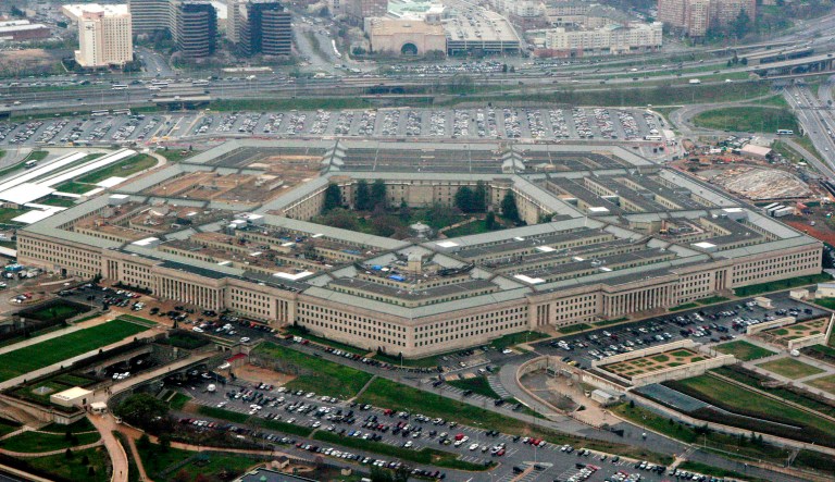 The Pentagon is seen in Virginia.