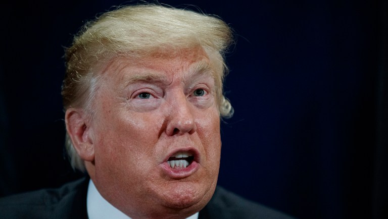 President Trump speaks during a ceremony to sign a "Presidential Memorandum Promoting the Reliable Supply and Delivery of Water in the West."