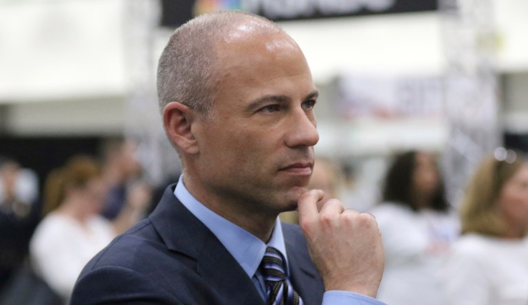 Michael Avenatti attends the "Stranger Than Fiction: A Conversation With Cast Members of The West Wing" panel at Politicon at the Los Angeles Convention Center on Saturday, Oct. 20, 2018, in Los Angeles.