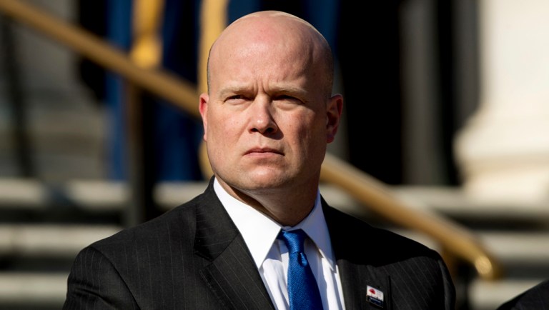 Acting United States Attorney General Matt Whitaker attends a wreath-laying ceremony at the Tomb of the Unknown Soldier.