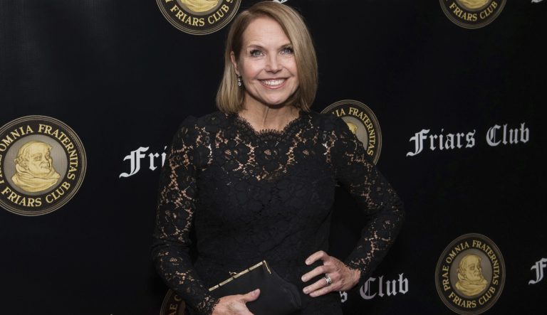 Katie Couric attends the Friars Club Entertainment Icon Award ceremony honoring Billy Crystal at the Ziegfeld Ballroom on Monday, Nov. 12, 2018, in New York. 