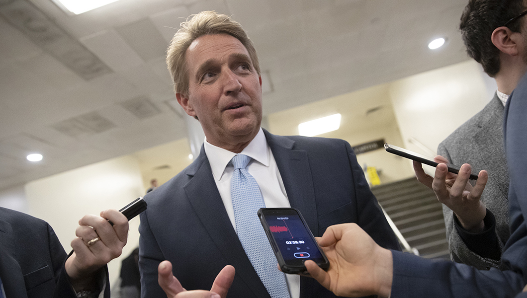 Jeff Flake: GOP ‘denying objective reality’ when agreeing Trump did nothing wrong