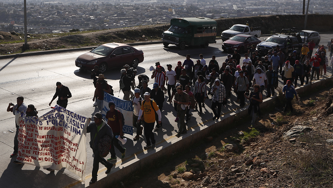 Tijuana official says 280 caravan migrants arrested