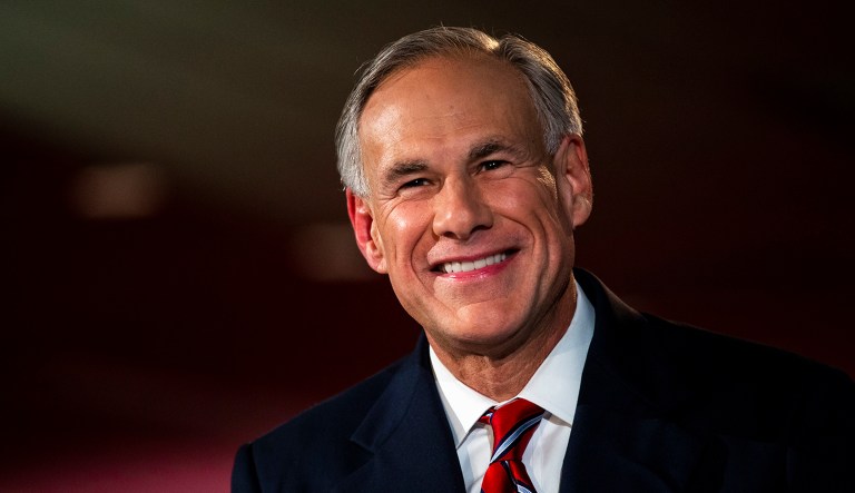 Texas Gov. Greg Abbott is seen.