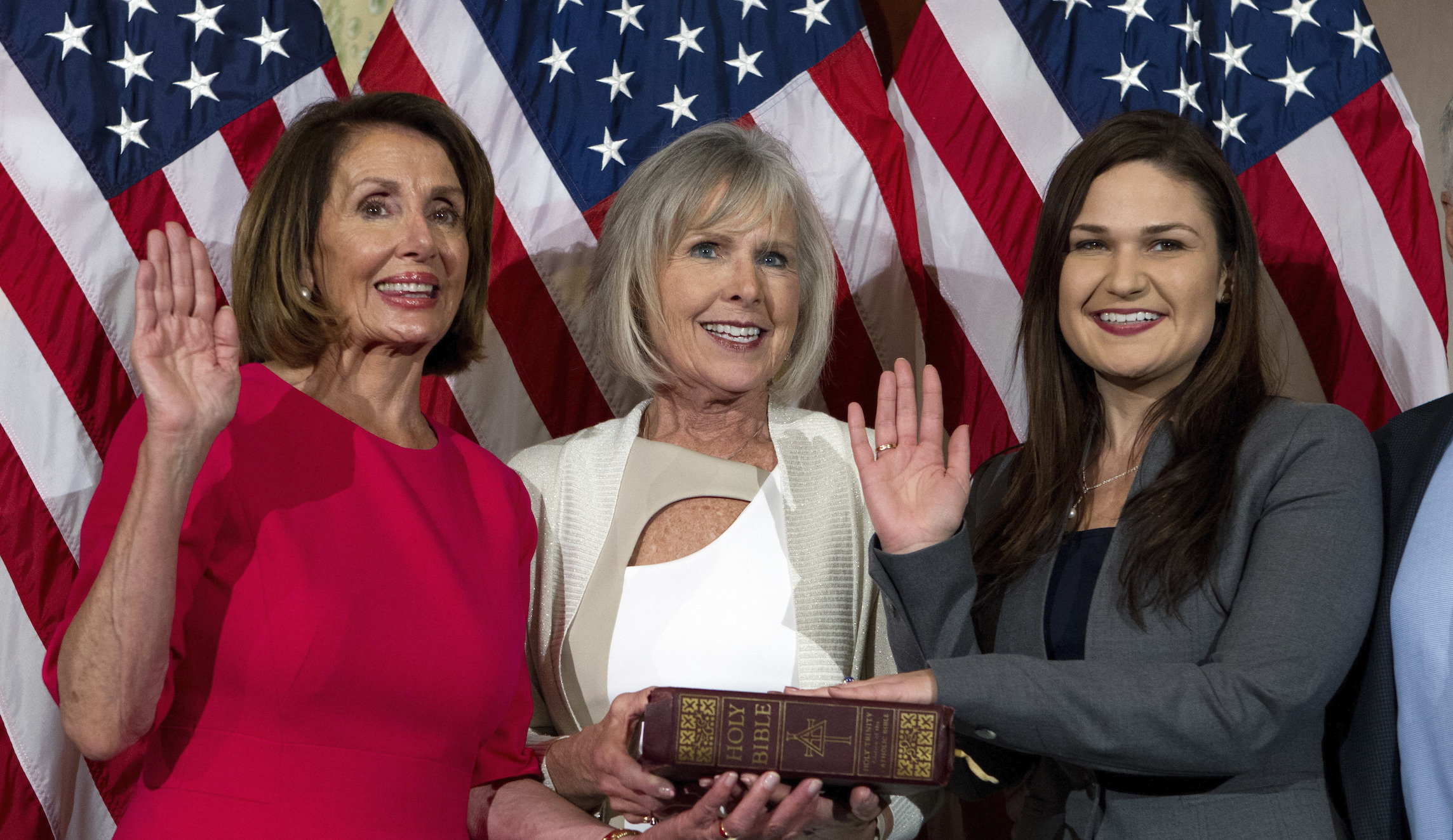 Abby Finkenauer aims to stave off Republican challenger Ashley Hinson in northeast Iowa district