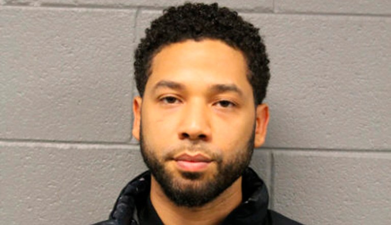 This Feb. 21, 2019 booking photo released by Chicago Police Department shows Jussie Smollett.