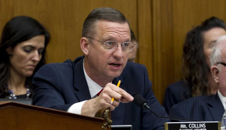 House Judiciary Committee Ranking Member Rep. Doug Collins, R-Ga. speaks during the House Judiciary Committee meeting on Capitol Hill in Washington, Tuesday, Feb. 26, 2019. 