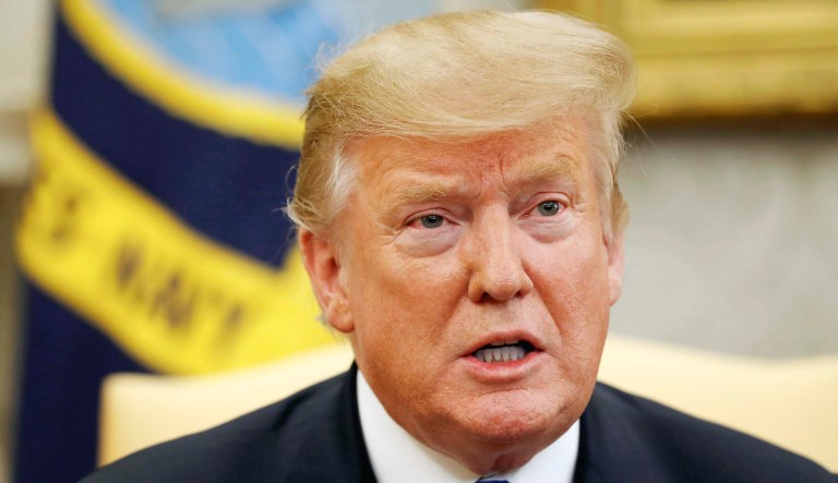 President Trump speaks.