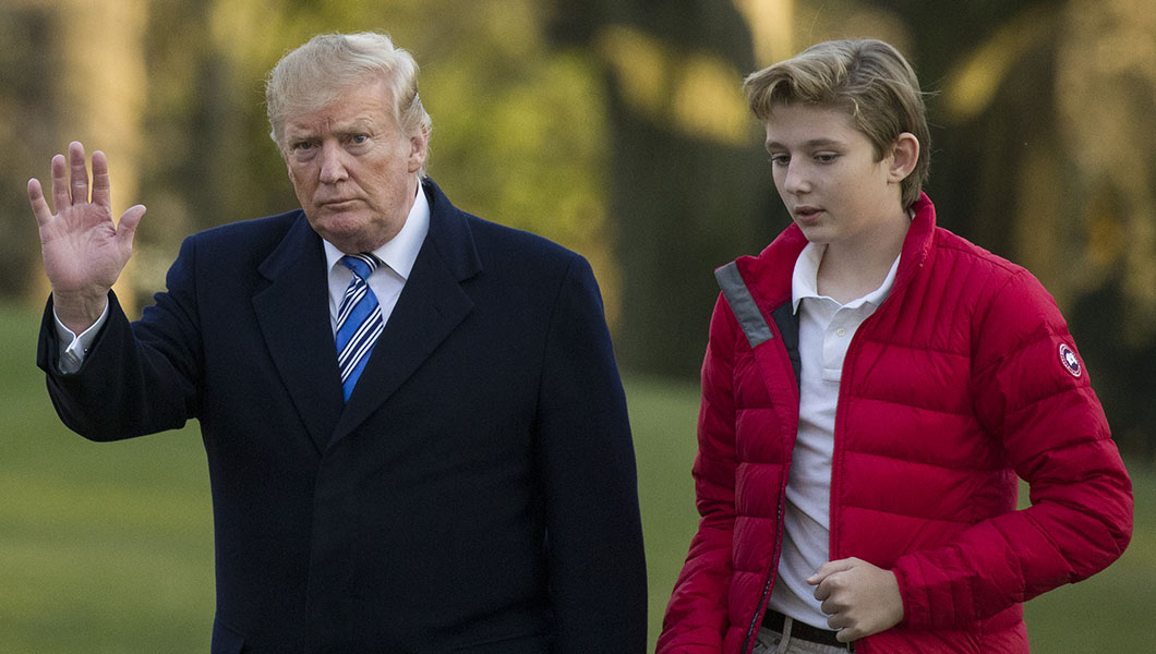 Hollywood screenplay depicts Barron Trump trying to sabotage father’s presidential campaign
