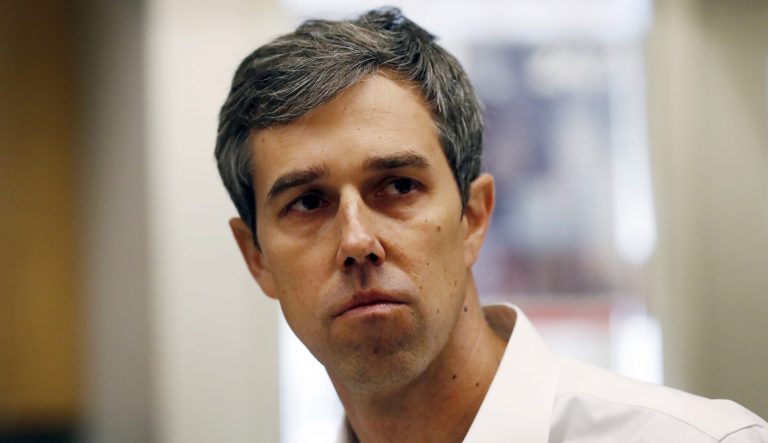 Former Texas congressman and Democratic presidential candidate Beto O'Rourke during a stop at the Michigan Regional Council of Carpenters, Monday, March 18, 2019 in Ferndale, Mich. 