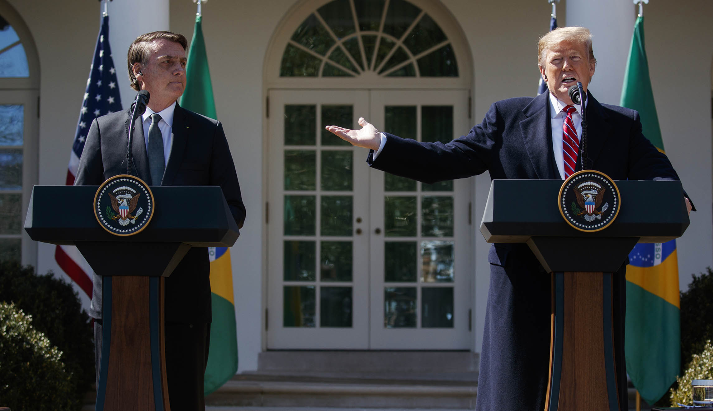 Trump suggests bringing Brazil into NATO