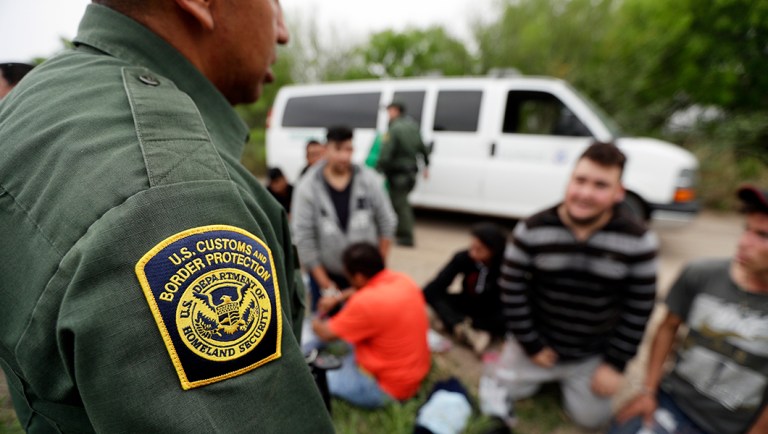 A Border Patrol agent.