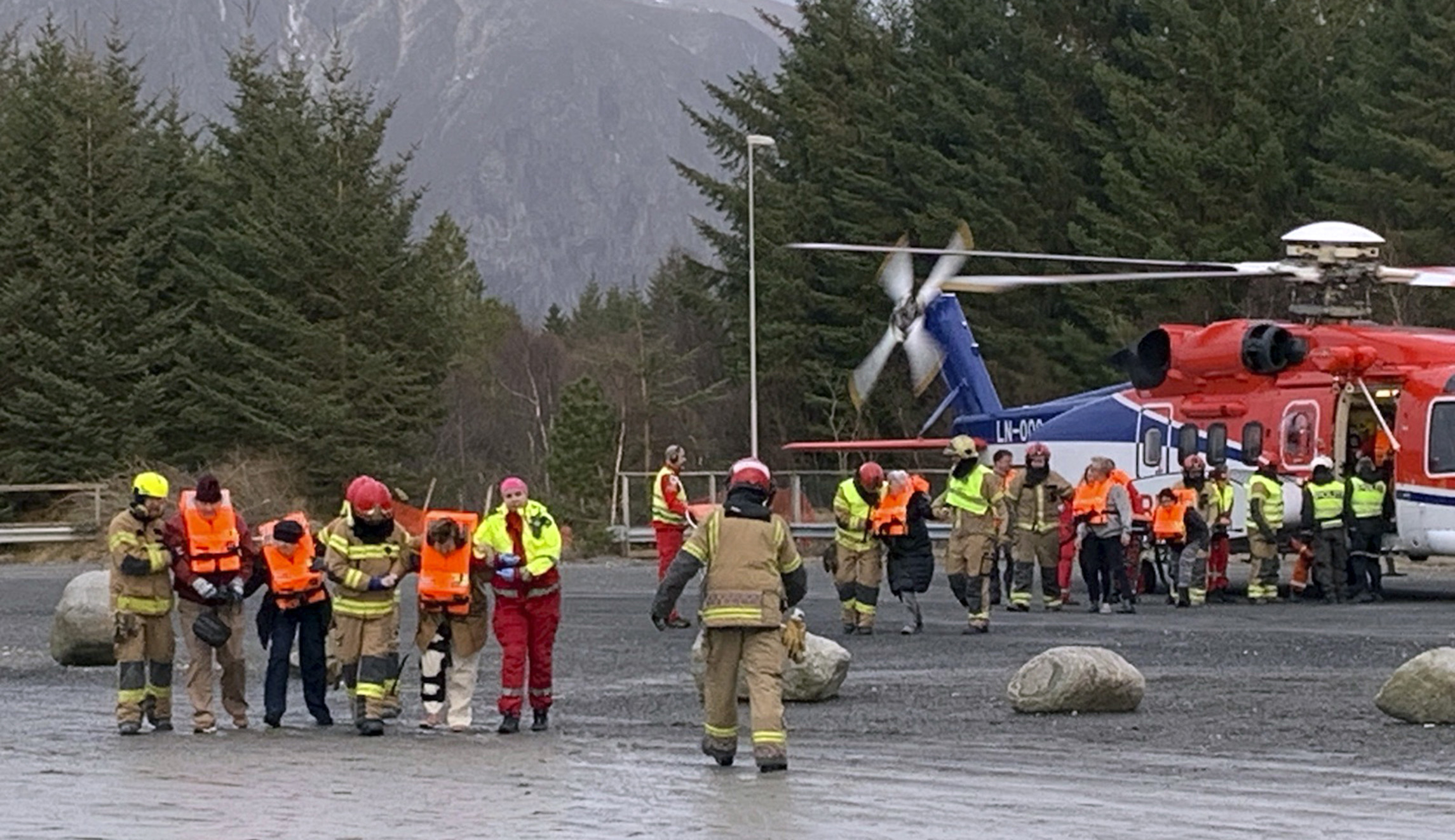 Dozens of passengers airlifted from stranded Norwegian cruise ship