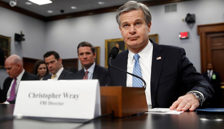 FBI Director Christopher Wray.