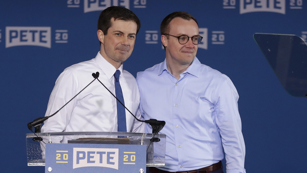 Pete Buttigieg posts photo of himself with husband Chasten, calling them ‘a first family’