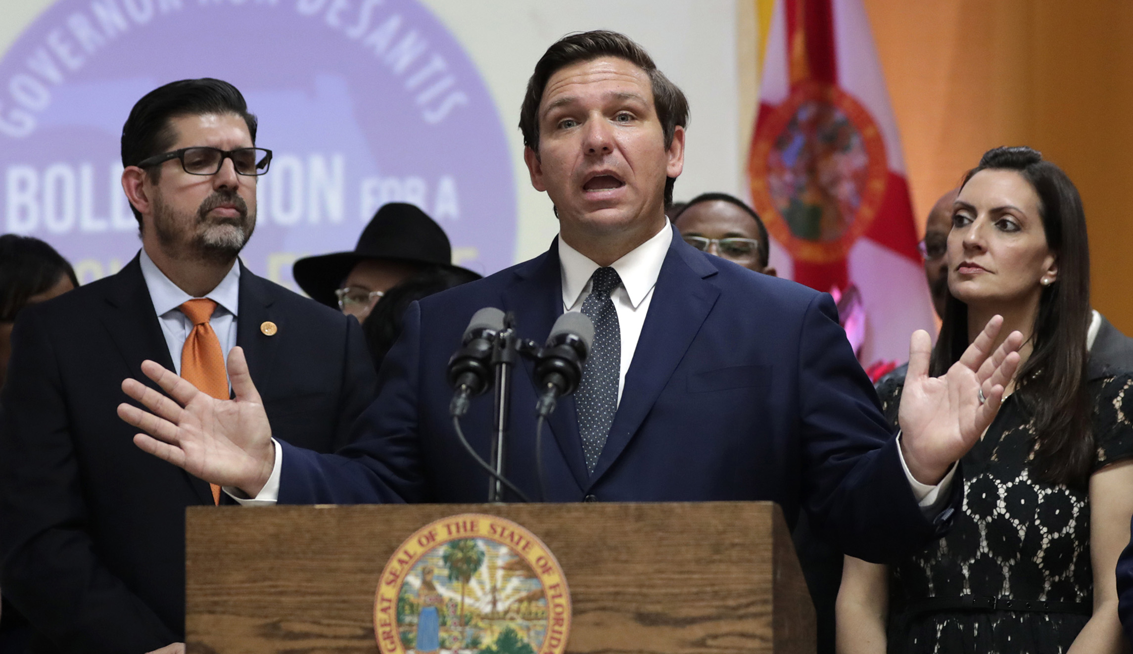 Florida governor faces backlash after calling voting a ‘privilege’