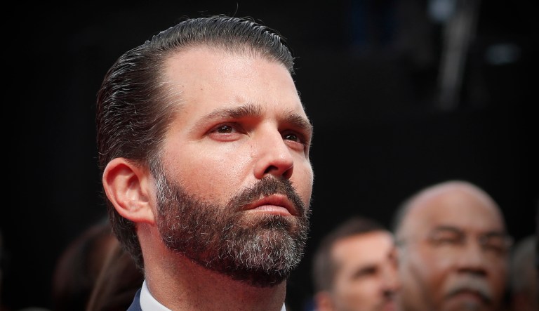 Donald Trump Jr. is seen.