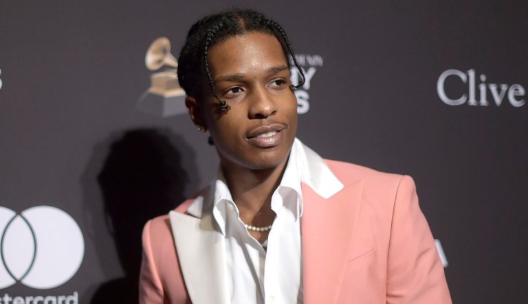 This Feb. 9, 2019 photo shows A$AP Rocky at Pre-Grammy Gala And Salute To Industry Icons in Beverly Hills, Calif. The American rapper, whose name is Rakim Mayers, was ordered held by a Swedish court Friday, July 5, for two weeks in pre-trial detention while police investigate a fight on Sunday in central Stockholm. 