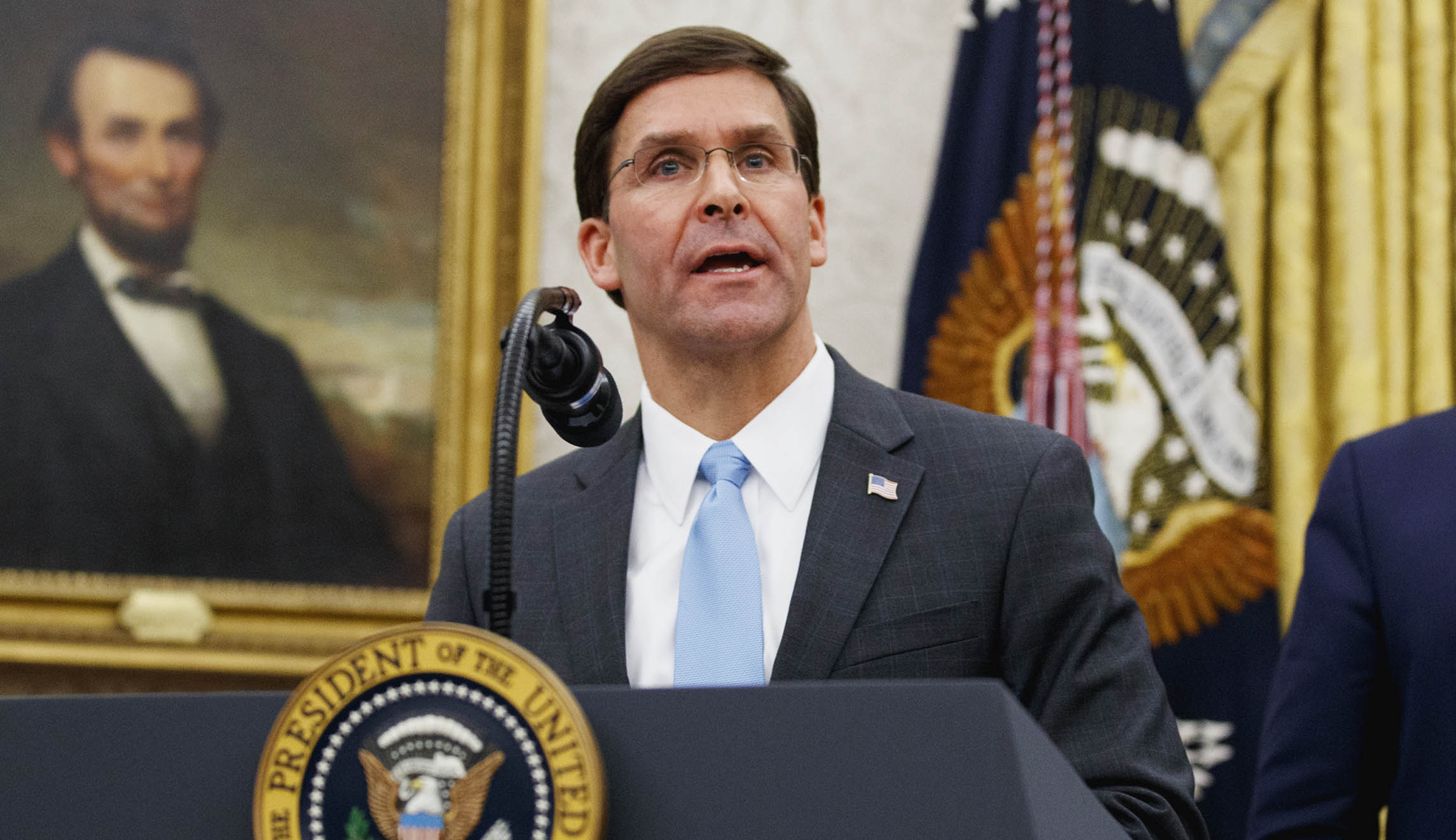 New Pentagon chief Mark Esper says US will protect American commercial ships in the Persian Gulf