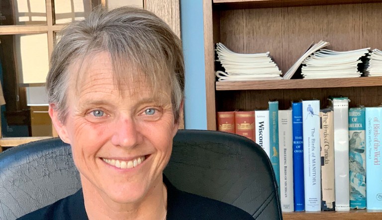 The Right Rev. Mariann Edgar Budde poses for a photo on Tuesday, July 30, 2019, at her home in Minneapolis. Budde is bishop of the Episcopal Diocese of Washington and is among faith leaders at Washington National Cathedral who responded to President Trumpâs derogatory comments about Baltimore. 