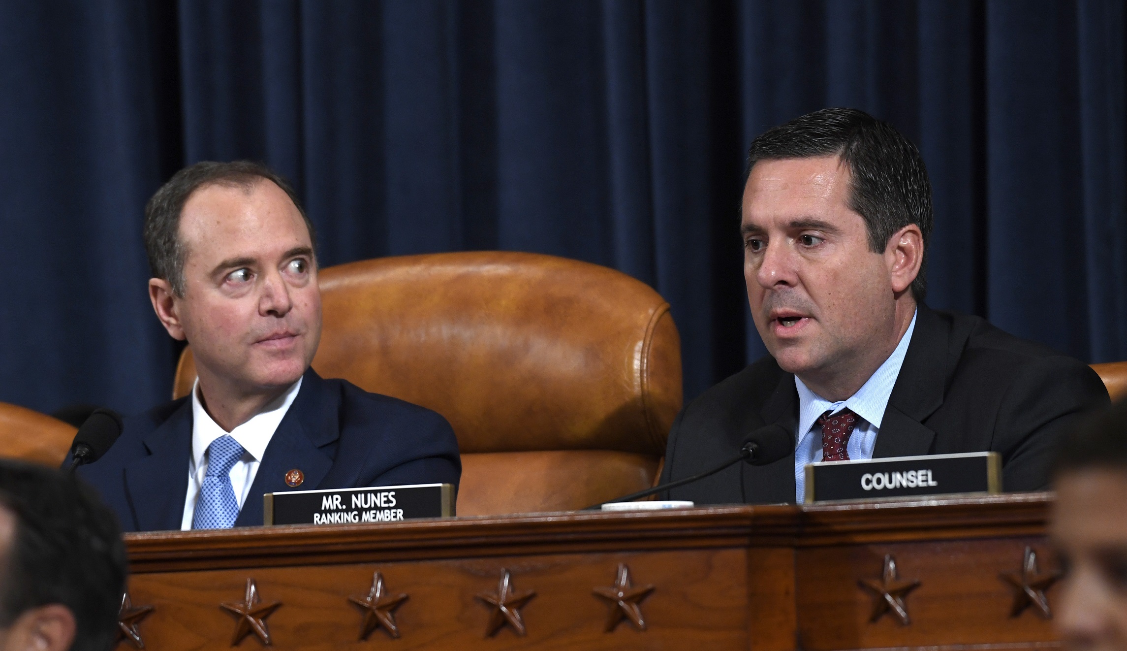 Schiff interrupts Nunes for trying to 'reveal the identity of the whistleblower' during impeachment hearing