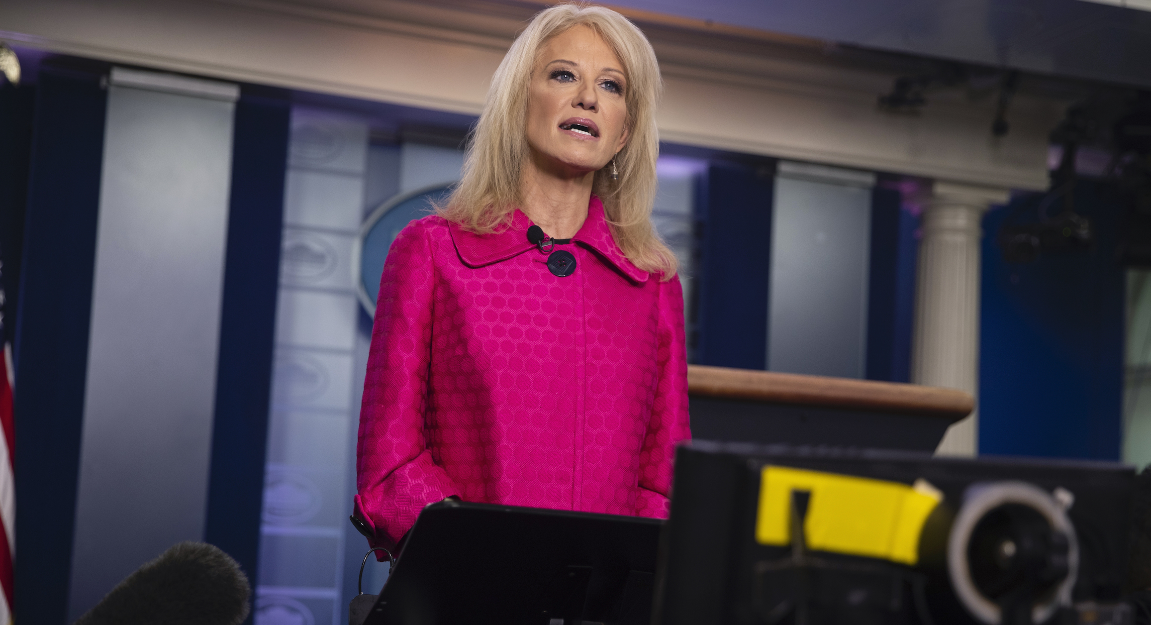 Kellyanne Conway argues ‘true chaos’ arrived under Biden