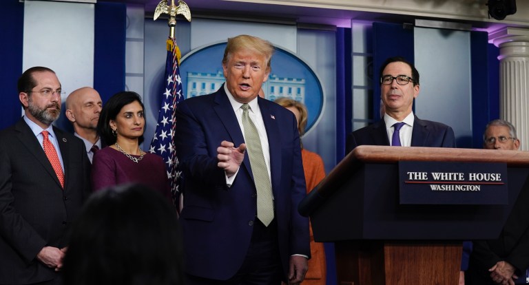 Trump pushes immediate cash for workers as coronavirus closes businesses