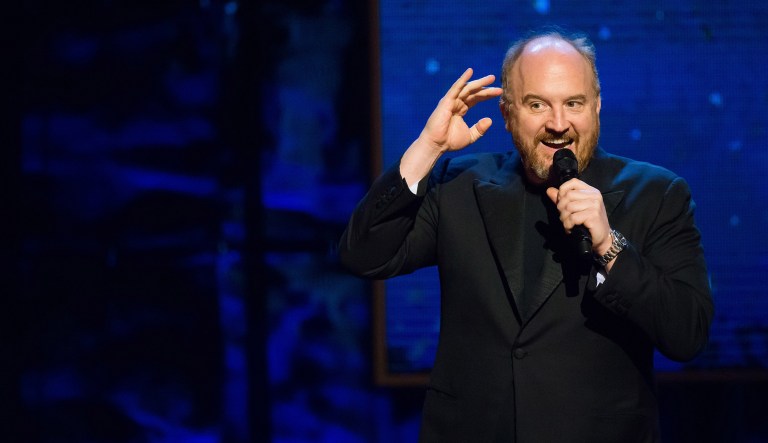 Louis C.K appears onstage at Comedy Central's "Night of Too Many Stars: America Comes Together for Autism Programs" at the Beacon Theatre on Saturday, Feb. 28, 2015, in New York.
