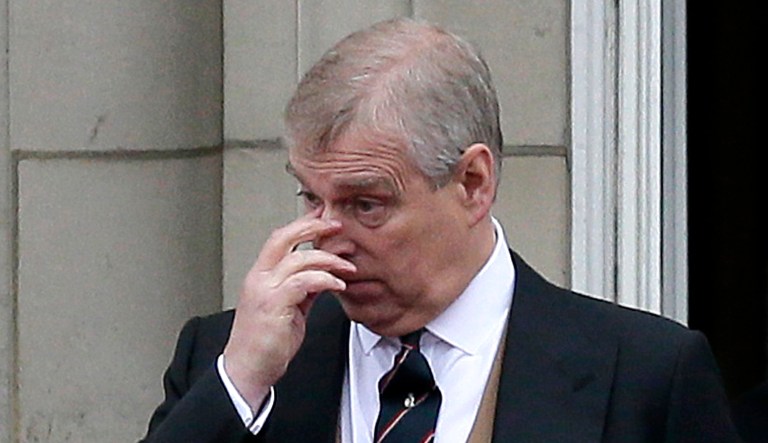Prince Andrew is seen.