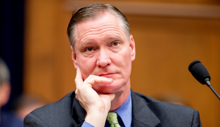 Rep. Steve Stivers, R-Ohio, listens during a hearing on Capitol Hill in D.C.