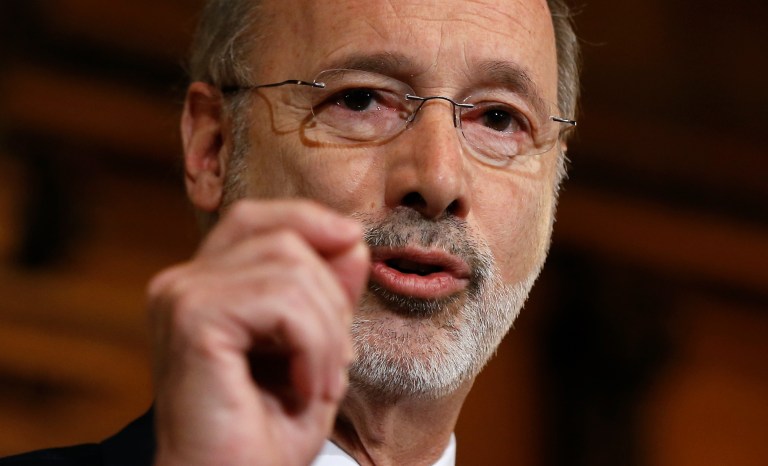 Only five governors less popular than Pennsylvania Democrat Tom Wolf