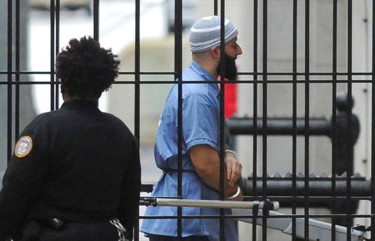 FILE - In this Feb. 3, 2016 file photo, Adnan Syed enters Courthouse East in Baltimore prior to a hearing. 