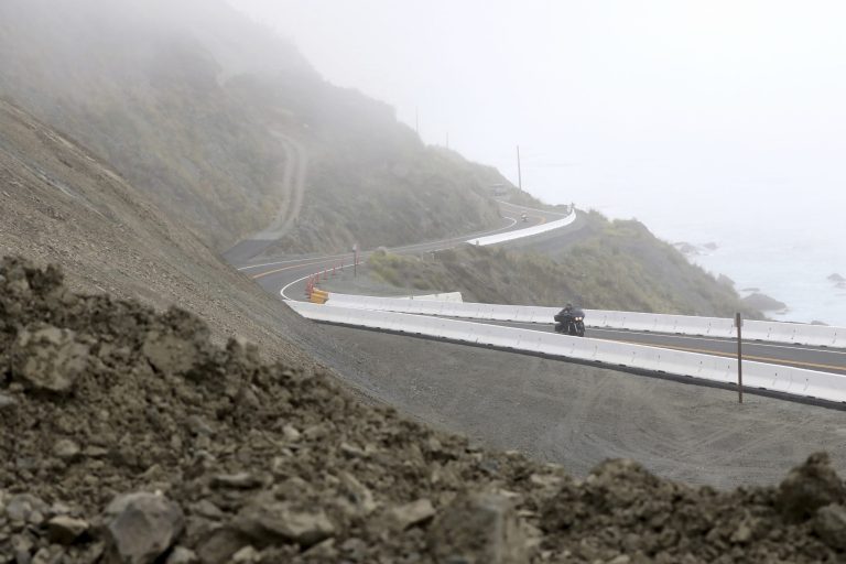 Portion of Highway 1 near Big Sur collapses under winter storm