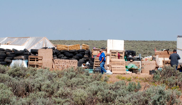  A New Mexico sheriff said searchers have found the remains of a boy at the makeshift compound that was raided in search of a missing Georgia child. 