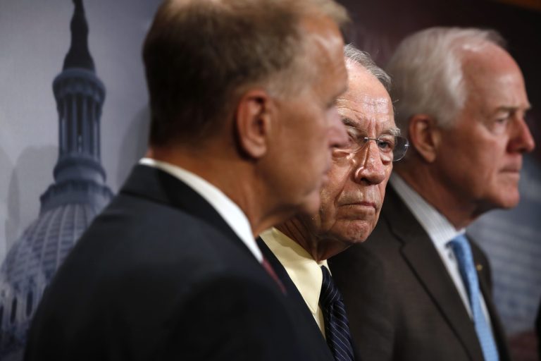 GOP Sen. Tillis OK with fast Supreme Court confirmation plan, unlike Grassley